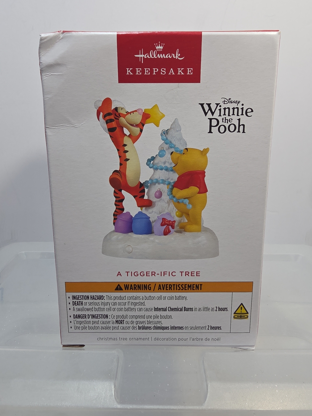 Hallmark Disney A Tigger-ific Tree Winnie the Pooh Magic Light & Sound Ornament